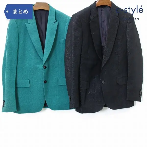 Paul Smith ポールスミス ジャケット S 2点 本切羽 ウール サイドベンツ 背抜き 総裏 日本製