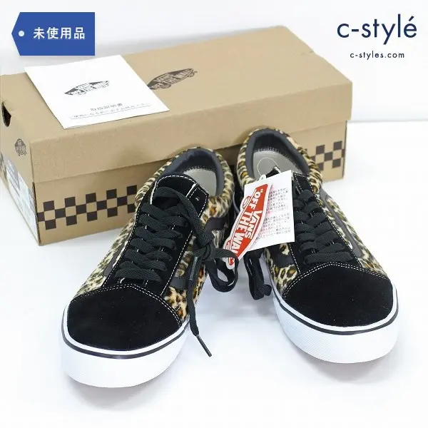 VANS バンズ OLD SKOOL DX オールドスクール V36CL+ 27.5cm レオパード柄 ローカット シューズ
