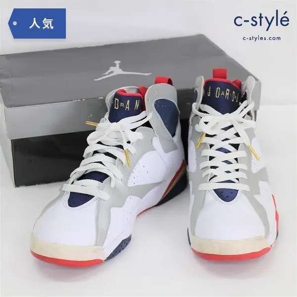 NIKE ナイキ AIR JORDAN エアジョーダン 7 RETRO 28.5cm OLYMPIC ハイカット シューズ