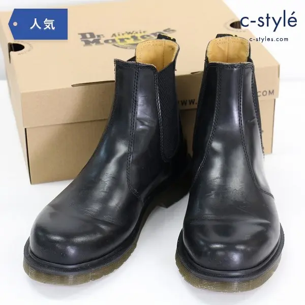 Dr.Martens ドクターマーチン 2976 チェルシー ブーツ UK7 サイドゴア レザー