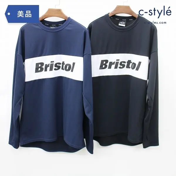 F.C.Real Bristol エフシーレアルブリストル FCRB Tシャツ XL 2点 長袖 ブラック ネイビー メッシュ  トレーニングの買取金額(買取実績)