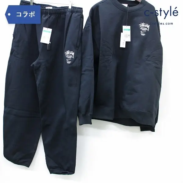 NIKE ナイキ × Stussy ステューシー M NRG Zr FLC size XL トレーナー パンツ