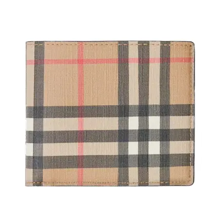 BURBERRY WALLET(バーバリー 財布) ヴィンテージチェックEキャンバス インターナショナル バイフォールドウォレット