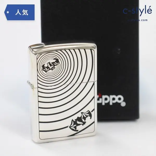 ZIPPO ジッポー JT ゴールデンバット スパイラル加工 2000 オイルライター バットマン 喫煙具