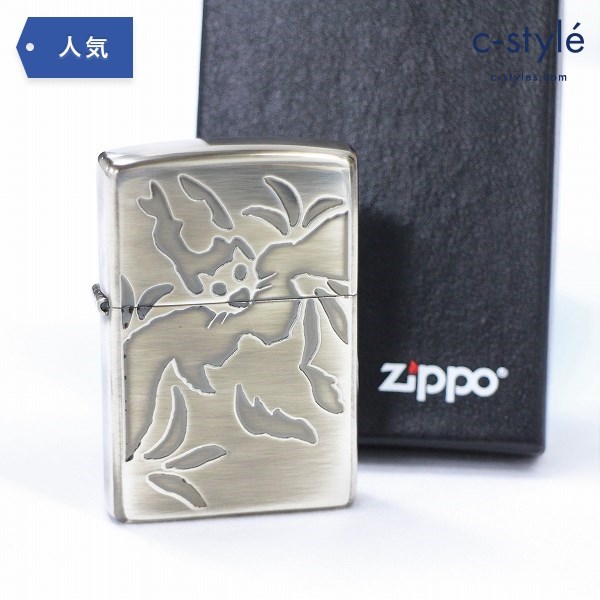 ZIPPO ジッポー JT ゴールデンバット 鏡面 2000 喫煙具 オイルライター タバコ バットマン