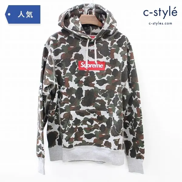 Supreme シュプリーム 12AW Box Logo Pullover Hoodie M ボックスロゴ パーカー カモフラ