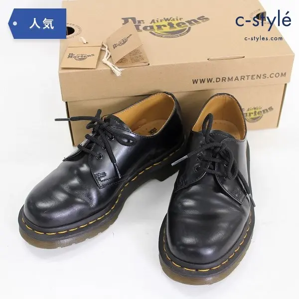 Dr.Martens ドクターマーチン 146159 3ホール ギブソン UK4 レザー シューズ ブラック 革靴