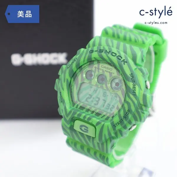 G-SHOCK ジーショック DW-6900ZB-3JF デジタル 腕時計 ゼブラ カモフラージュ グリーン