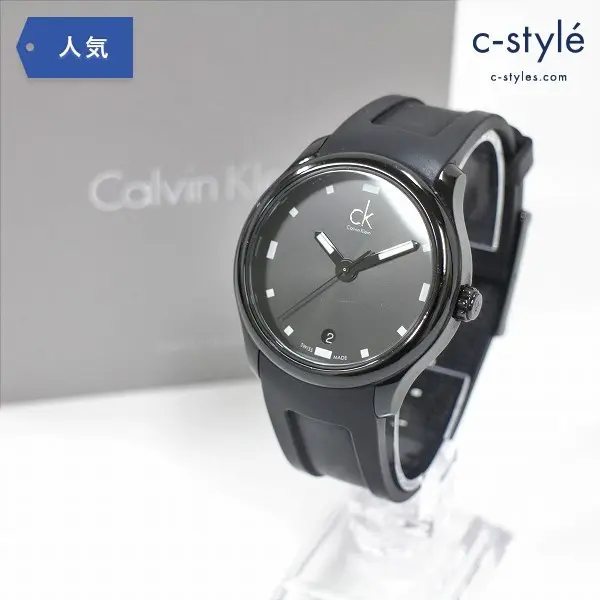 Calvin Klein カルバン クライン K2V214D1 visible ビジブル 腕時計 ラバーベルト クォーツ