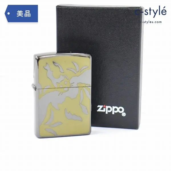 ZIPPO ジッポー JT ゴールデンバット 蓄光式 2000 オイルライター 喫煙具 タバコ バットマン