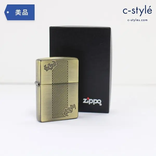 ZIPPO ジッポー JT ゴールデンバット 古美仕上げ 1999 オイルライター 喫煙具 バットマン