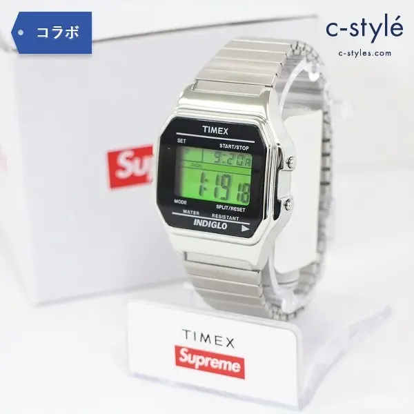 Supreme シュプリーム × Timex タイメックス Digital Watch Silver デジタル ウォッチ