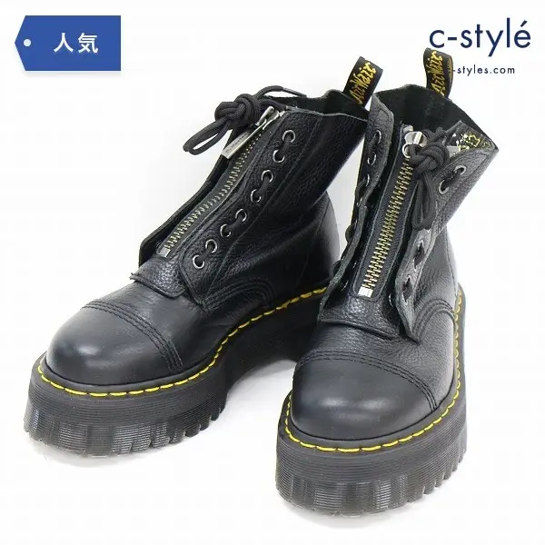 Dr.Martens ドクターマーチン SINCLAIR BLACK AUNT SALLY ジップアップ ジャングルブーツ UK5