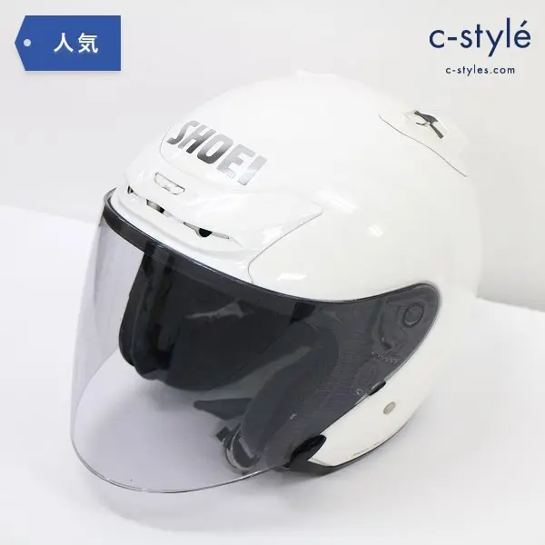 SHOEI ショウエイ J-FORCE ? L 59～60cm フルフェイス ヘルメット ホワイト