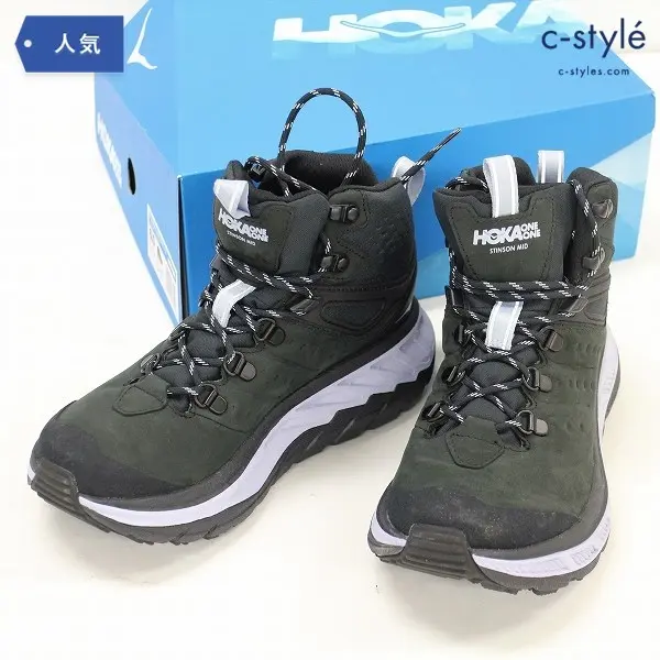 HOKA ONE ONE ホカオネオネ W STINSON MID GORE-TEX ハイカット スニーカー 23.5cm