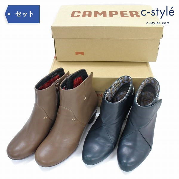 CAMPER カンペール ショートブーツ size39 ヒール ブーティ レディース 靴