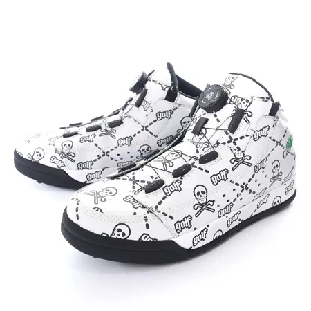 MARK&LONA(マークアンドロナ) MARK&LONA X GRAVIS VOL.2  TARMAC RULER MID GOLF SNEAKER / ミドルカットスニーカー ホワイト