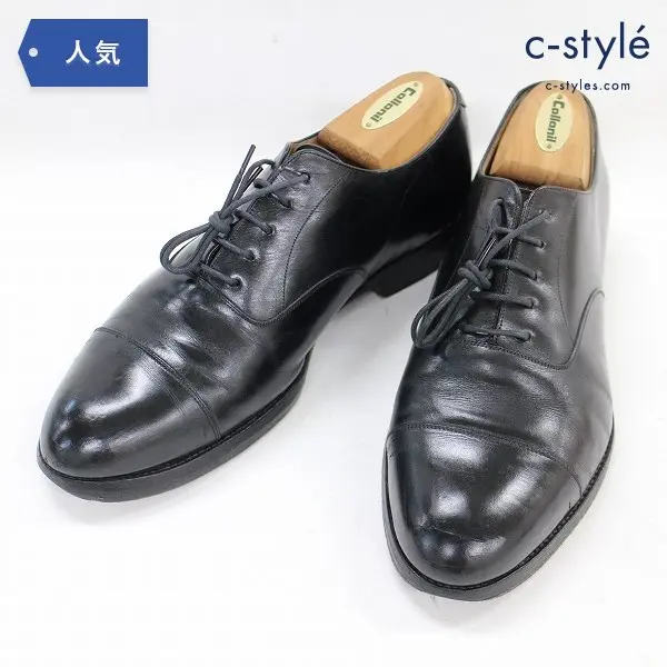 YANKO ヤンコ ストレートチップ レザー シューズ size8 牛革 内羽根式 靴