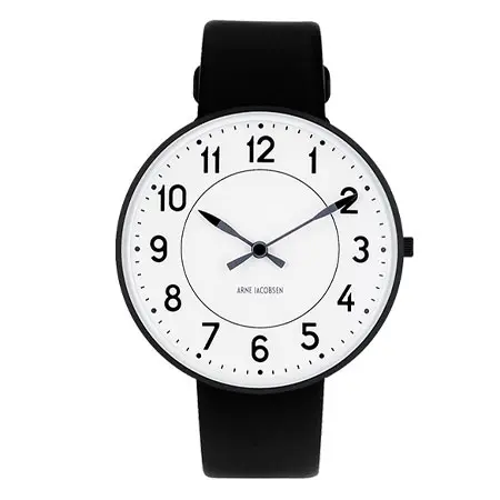 ARNE JACOBSEN(アルネヤコブセン) WATCH STATION BLACK