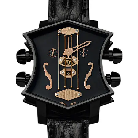 ArtyA(アーティア) SOUND29 ? Guitar Watch Black Gold 2