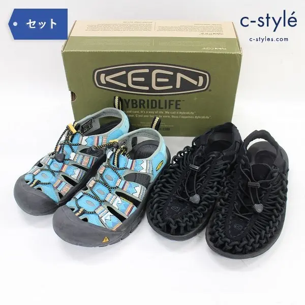 KEEN キーン Newport H2 23.5cm AZTEC ユニークサンダル 24cm 2点 レディース