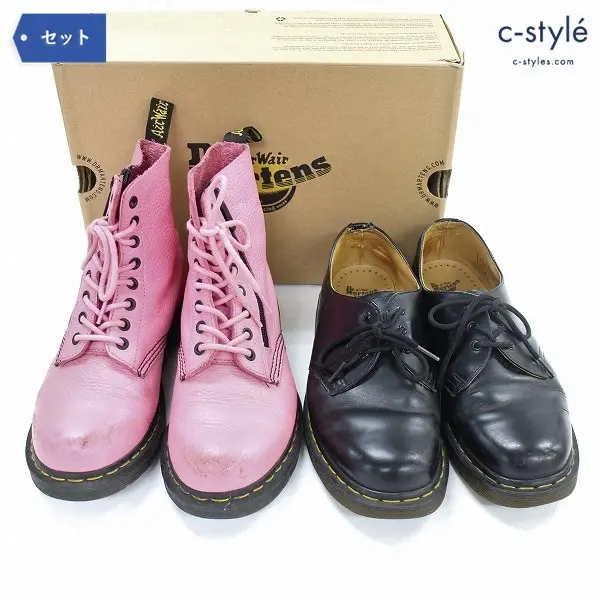 Dr.Martens ドクターマーチン HOT PINK ブーツ ローファー 25.5cm レディース