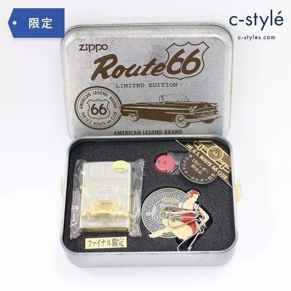 ZIPPO THE U.S ROUTE 66 CLUB 限定品 オリジナル キーホルダー付き 喫煙具