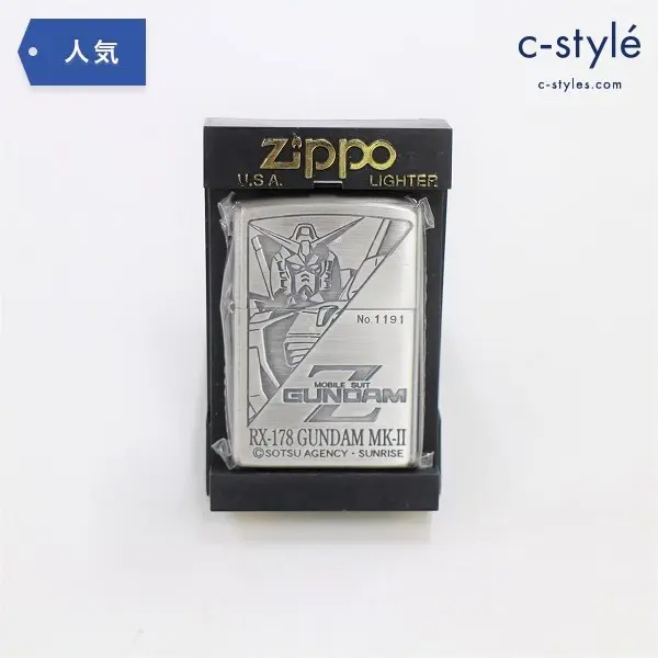 ZIPPO 機動戦士Zガンダム No.1 RX-178 ガンダムMk-II オイルライター 喫煙具 タバコの買取金額(買取実績)