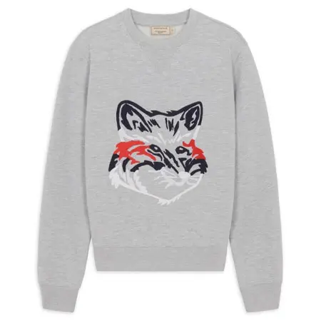 MAISON KITSUNE(メゾンキツネ) BIG FOX EMBROIDERY REGULAR SWEATSHIRT