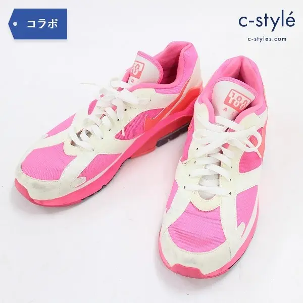 COMME des GARCONS HOMME PLUS × NIKE AIR MAX 180 スニーカー 29cm ピンク