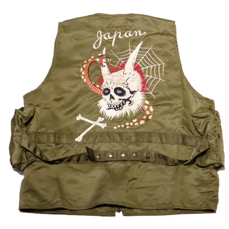 BLACKMEANS(ブラックミーンズ) USAF RADIO VEST ONI skull&snake