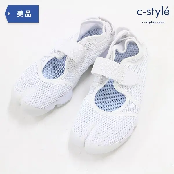 NIKE ナイキ WMNS AIR RIFT エアリフト 25cm スニーカー メッシュ 靴 ホワイト