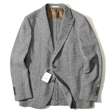 BRUNELLO CUCINELLI(ブルネロクチネリ) ヘリンボーンジャケット ML4177BYD