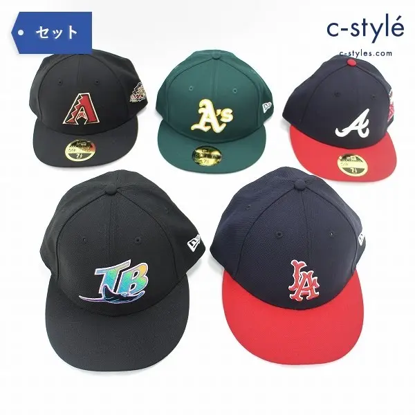 NEW ERA ニューエラ ベースボール キャップ MLB ブレーブス アスレチックス