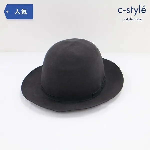 Lock&Co. Hatters ハット 7 1/4 チャコールグレー ファッション小物 帽子