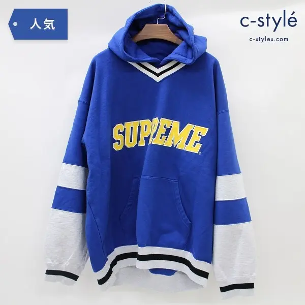 Supreme シュプリーム Hockey Hooded Sweatshirt パーカー L プルオーバー