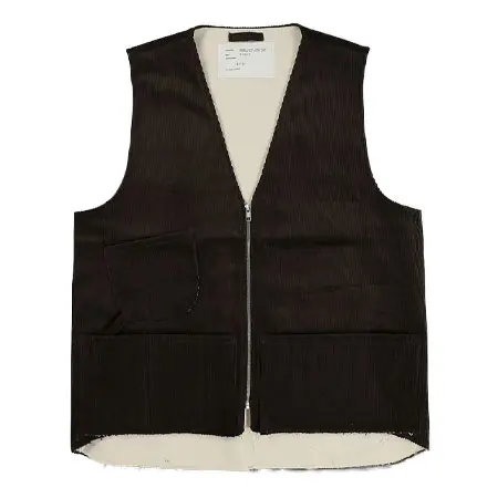 CAMIEL FORTGENS(カミエルフォートヘンス) WORKER VEST BROWN