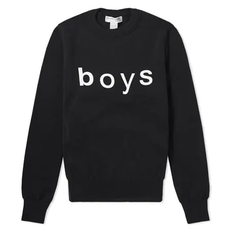 COMME des GARCONS SHIRT boys(コムデギャルソンシャツボーイズ) Crew Knit