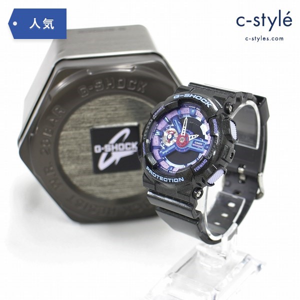 G-SHOCK CASIO カシオ GMA-S110HC 腕時計 ウォッチ ブラック パープル ブルー