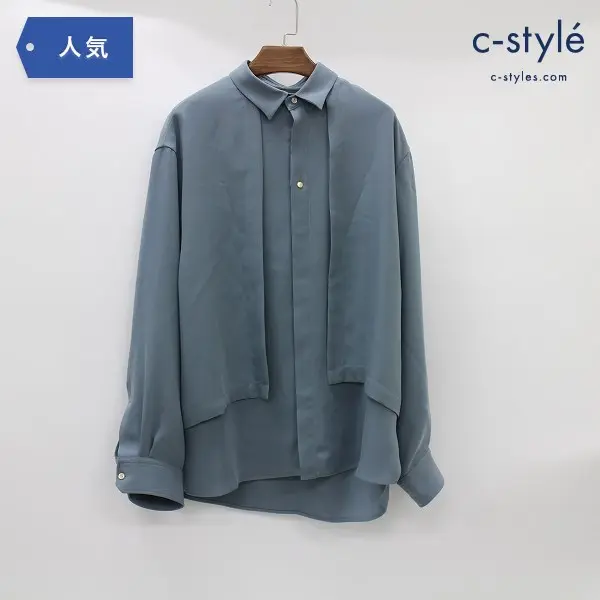 CULLNI クルニ 21SS STUDIOUS 別注 レイヤード 長袖 シャツ ポリ