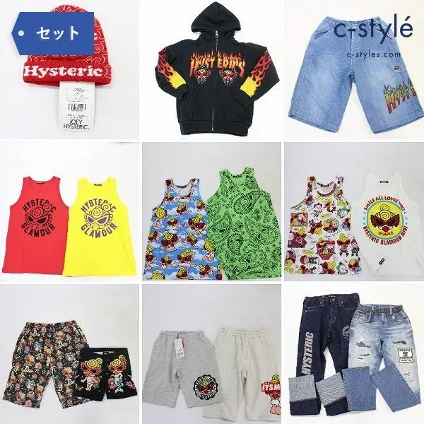 HYSTERIC MINI ヒステリックミニ 140cm中心 タンクトップ ハーフ パンツ デニム 他