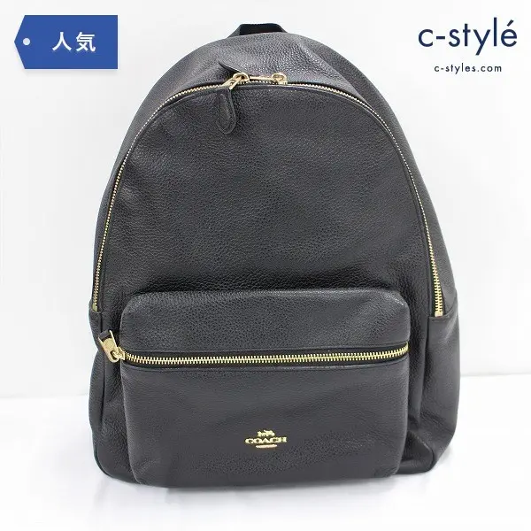 COACH コーチ バックパック リュック デイパック F29004 ブラック カバン