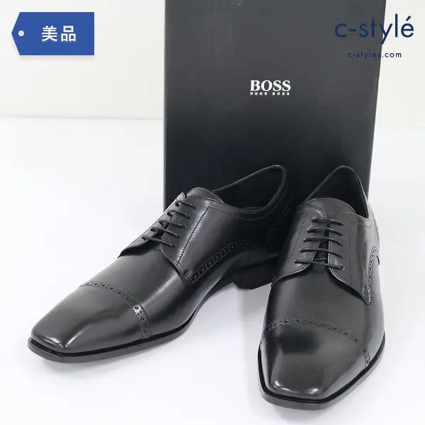 HUGO BOSS ヒューゴボス ウィングチップ レザーシューズ RYANS US11.5 革靴
