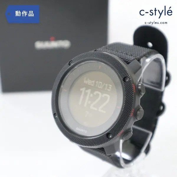 SUUNTO スント TRAVERSE ALPHA BLACK RED スマートウォッチ GPS