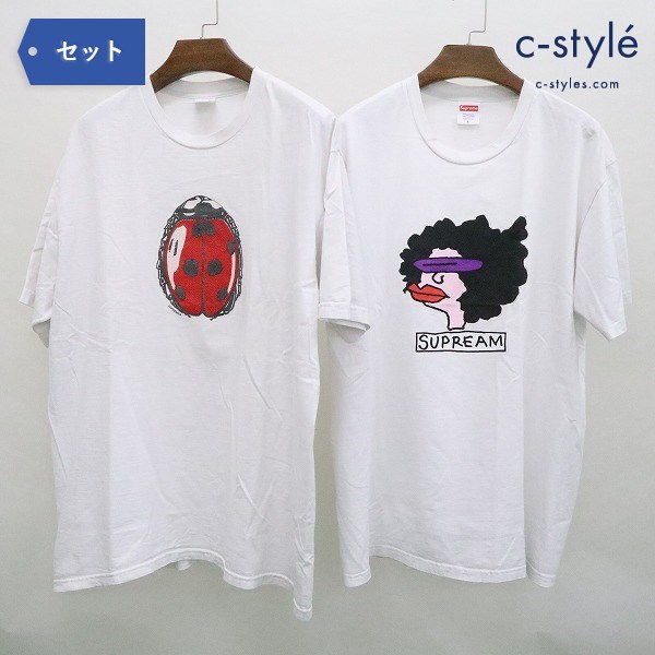 Supreme シュプリーム Ladybug Tee + Gonz Tee Tシャツ 2点 半袖 プリント