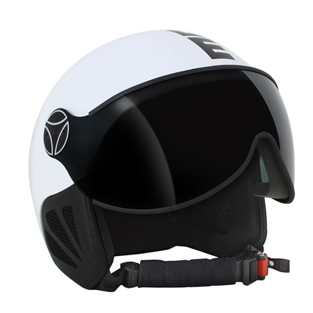MOMO DESIGN(モモデザイン) Ski Helmet KOMET 18 VISOR WHT MAT/BLCK