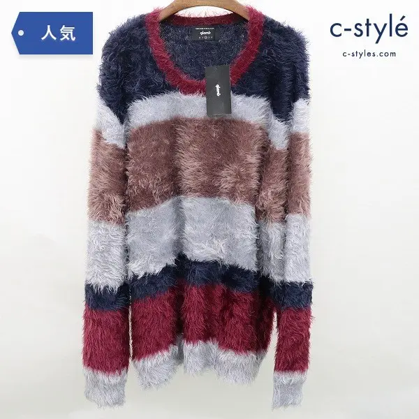 glamb グラム ケイリーボーダー ニット size2 セーター アクリル