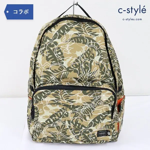 A BATHING APE × PORTER TROPICAL CAMO デイパック リュック バックパック