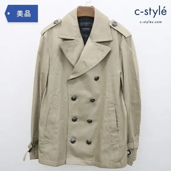 BURBERRY BLACK LABEL バーバリー トレンチコート L ショート丈 ベージュ