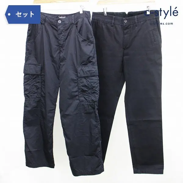 EMPORIO ARMANI エンポリオ アルマーニ size48 デニムパンツ カーゴパンツ